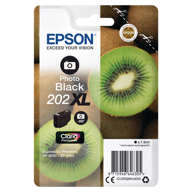 EPSON Tintenpatrone 202XL ph.schwarz T02H140 XP-6000/6005 800 Seiten