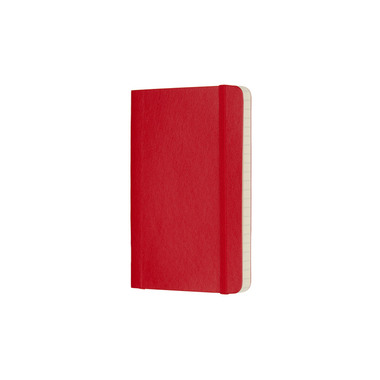 MOLESKINE Notizbuch Classic SC Pocket 002854597 scharl.rot, liniert 192 Blatt