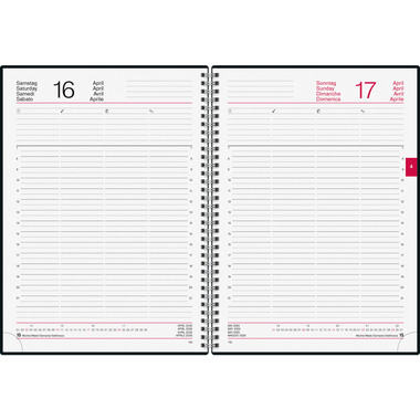 RIDOIDE Conform Wire-O 2026 7027501906.26 1J/1P noir ML 21x29.1cm