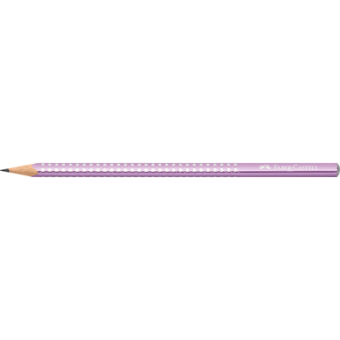FABER-CASTELL Bleistift Sparkle B 118263 violet metallic