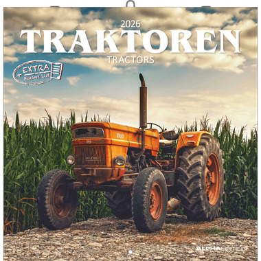 ALPHA EDITION Calendrier 2026 160311 Tracteurs ML 30x30cm