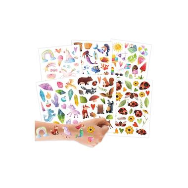 Papierdrachen Set di Tatuaggi Metallici – Beach Vibes