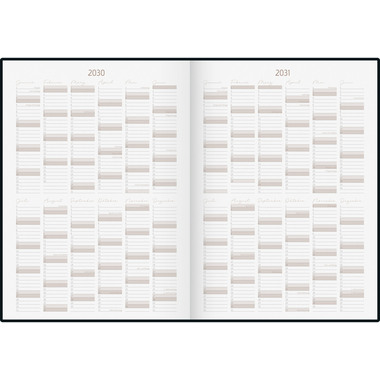 RIDOIDE 10 Jahresagenda 2026-2035 7022404016.26 1T/1S grau DE 21x29.1cm