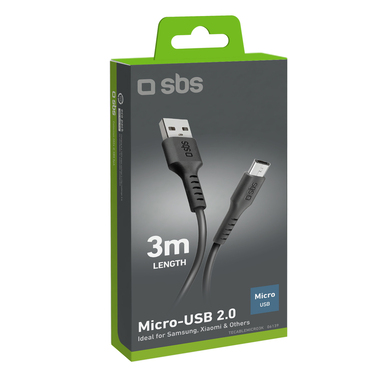 Câble de données USB 2.0 - Micro-USB | SBS