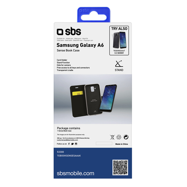 Handyhülle im Buch-Style für Samsung Galaxy A6