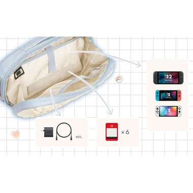 Hori Sac Nintendo Switch 2 Evoli Quilted