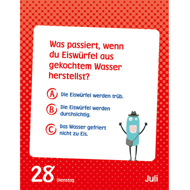 HARENBERG Abreisskalender 2026 2104700+26 Wissen für Kids DE 12.5x16cm