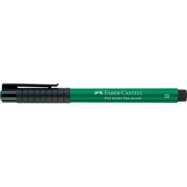 FABER-CASTELL Pitt Artist Pen Brush 2.5mm 167478 phtalogrün dunkel