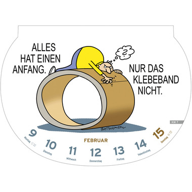 HEYE Abreisskal. Dumme Sprüche 2026 1302+26 1W/1S DE 28.7x21cm