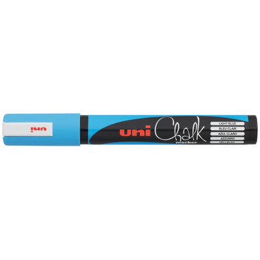 UNI-BALL Chalk Marker 1,8-2,5mm PWE5M L.BLUE bleu