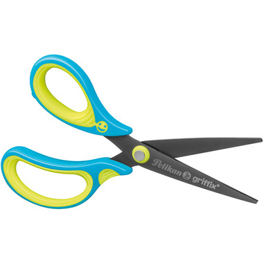 PELIKAN Ciseaux Griffix 810289 neonfresh blue gauchier