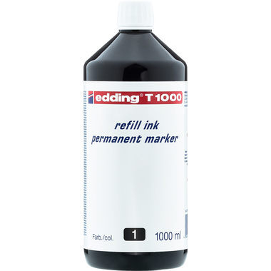 EDDING Tinte 1000ml T-1000-1 schwarz
