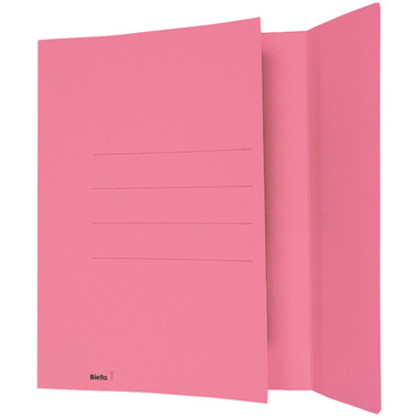BIELLA Einlagemappe m. Klappe A4 25040145U rot 240g/m2 50 Stück