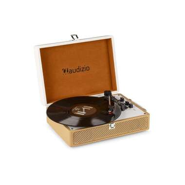 Audizio Tourne-disque Bluetooth RP119G Doré