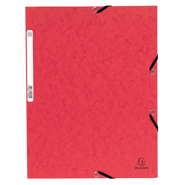 EXACOMPTA Dossier à élastiques A4+ 55305E rouge manila
