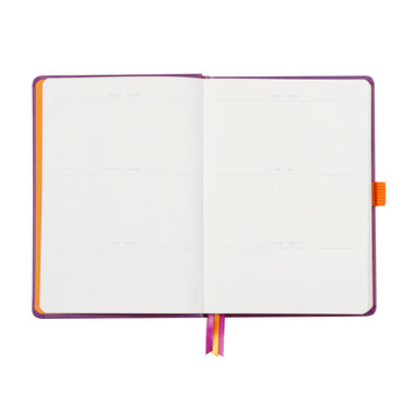 RHODIA Notizbuch Goalbook HC A5 118579C violett, dots 120 Blatt
