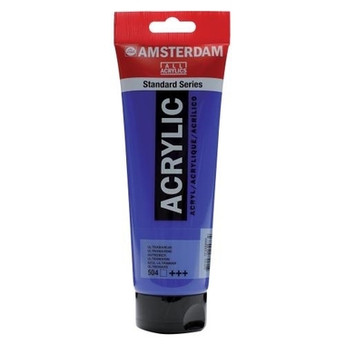 AMSTERDAM Colore acrilici 250ml 17125040 ultramarin 504
