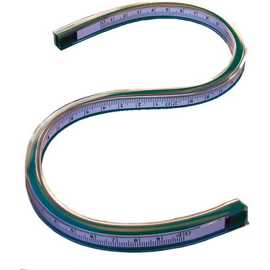RUMOLD Flexibler Kurvenlineal 40cm 821040 mit Teilung