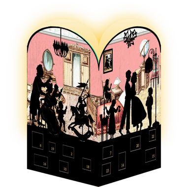 COPPENRATH Adventskalender 16.5x11.5cm 92998 Nostalgische Scherenschnitte