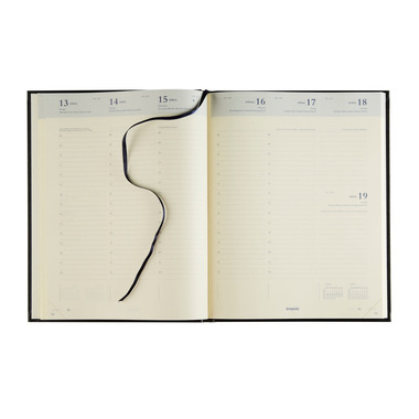 BREPOLS Agenda Concorde Capri Ku. 2026 0.240.2582 1W/2S schwarz 21x27cm