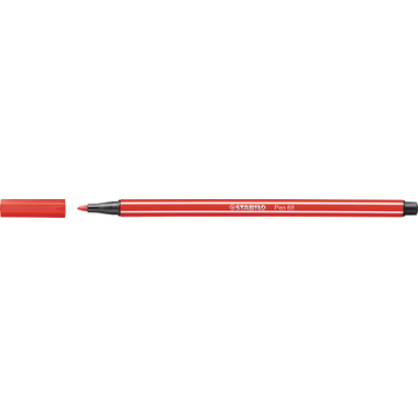 STABILO Penne Fibra 68 1mm 68/48 carminio