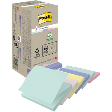 POST-IT Green Z-Notes 76x76mm R330-1RPT Recycling, 100 fogli 16 pezzi