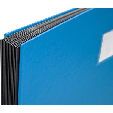 BIELLA Unterschriftenmappe A4 34141005U blau 10-teilig