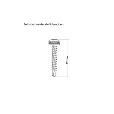 WATTSTUNDE Mounting Material HXH53/W, ABS Plastic, White