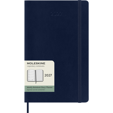 MOLESKINE Agenda Classic Large 2027 DSB2012WN3Y27 1S/1P zaffiro SC 13x21cm