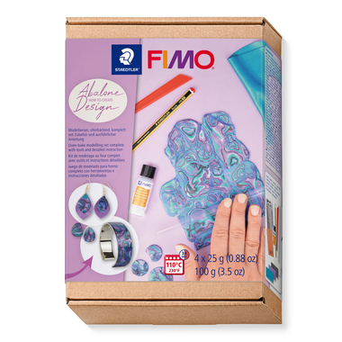 FIMO Set de modelage 4x25g 8025HTC4 Design Abalone
