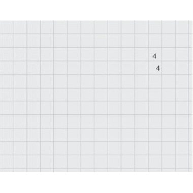 INGOLD-BIWA Heftblätter Recycling A4 02.942.44 grau, 80g 4x4mm kar. 500 Blatt