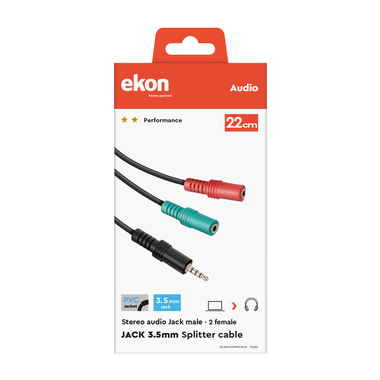 Klinkenstecker-Splitter für PC, Konsolen, Joysticks | Ekon