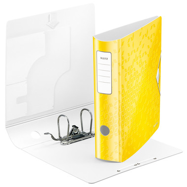 LEITZ Raccoglit. WOW Act. 180° 8.2cm 1106-00-16 giallo A4