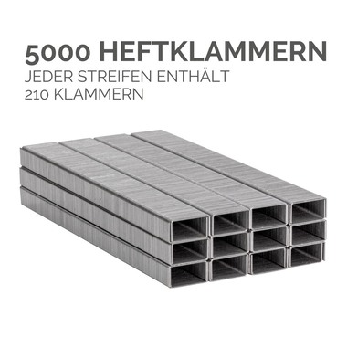 FELLOWES Heftklammern 26/6 mm 5117501 Vollstreifen 5000 STK