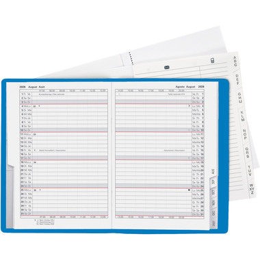 BIELLA Agenda Glasgow 2026 855312050026U 1M/2P blu ML 10x13.9cm