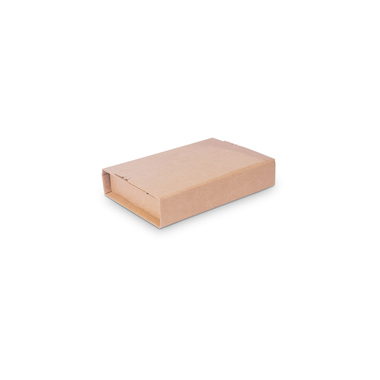Universal and book shipping box with self-adhesive seal in brown 250x190x85mm