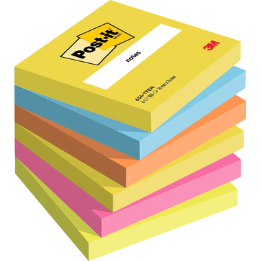 POST-IT Energy 76x76mm 654-TFEN 6-farbig ass. 6x100 Blatt