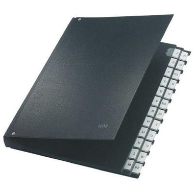 LEITZ Dossier à soufflets A-Z 59240095 noir 24 compart.