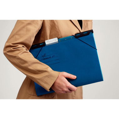 LEITZ Register-Hängemappe Divide A4 18900035 blau 32.2x24.6cm 6 Fächer