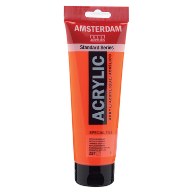 AMSTERDAM Acrylfarbe 250ml 17122570 reflexorange 257