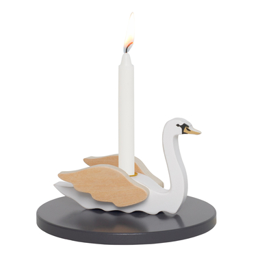 JABADABADO Décoration d'anniver. 15x15cm T300 Cygne