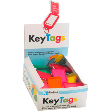 RIEFFEL SWITZERLAND Plaques clés ass. KT 1050 STV 53x31mm 50 pcs.