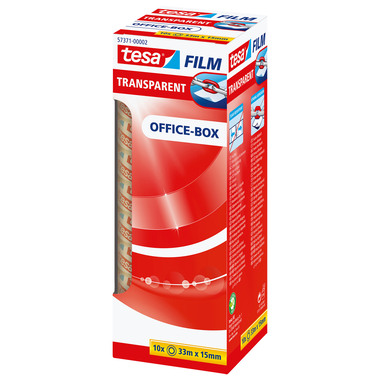 TESA Klebeband transp.Box 33mx15mm 573710000 10 Stk.