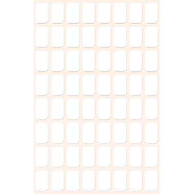AVERY ZWECKFORM Etichette casa 13×8mm 3041 bianco 384 pezzi