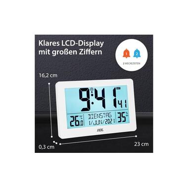 ADE Funkuhr XXL-Ziffern