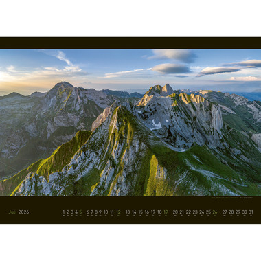 APPENZELLER Calendrier 2026 9783858829030 Appenzellerland AL 70x50cm