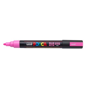 POSCA Marker 1.8-2.5mm PC-5M F.PINK fluo rosa, Rundspitze