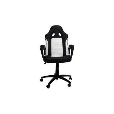 Racing Chairs Gaming-Stuhl CL-RC-BW Schwarz/Weiss