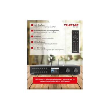 Telestar Lecteur audio réseau TOP 500 Noir