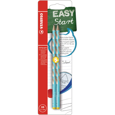 STABILO Matita EASYgraph S HB B-53107-5 blu, L 2 pezzi